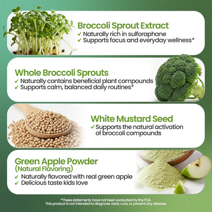 NeuroBrocc Sulforaphane Supplement Gummies- 60 Gummy Bears